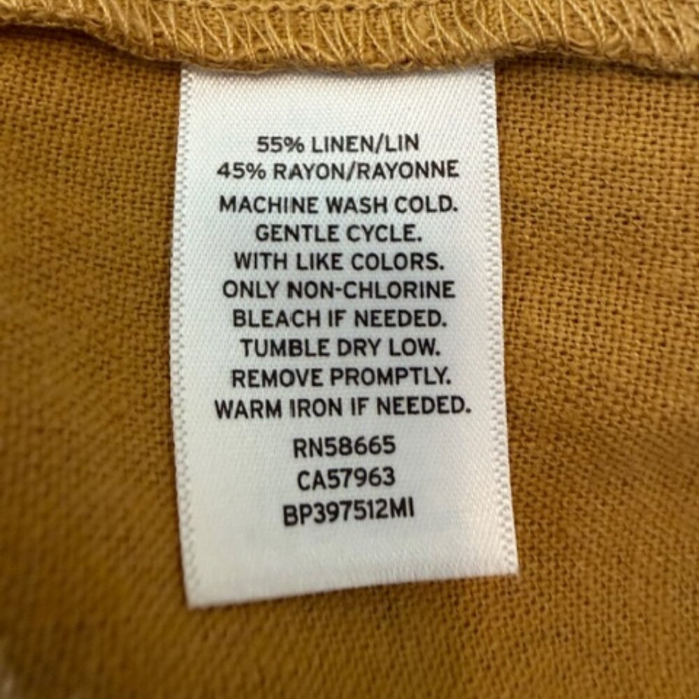 bp Mustard Button-Front Midi Dress - Picture 6 of 9